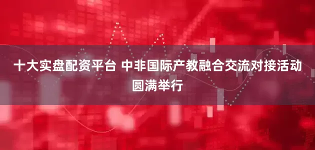 十大实盘配资平台 中非国际产教融合交流对接活动圆满举行