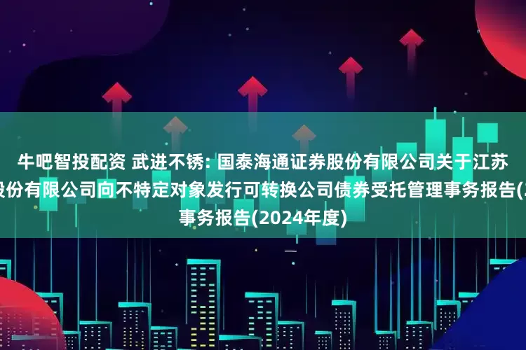 牛吧智投配资 武进不锈: 国泰海通证券股份有限公司关于江苏武进不锈股份有限公司向不特定对象发行可转换公司债券受托管理事务报告(2024年度)